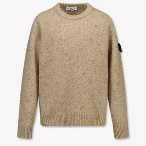 Stone Island niños Chicos suéter en Marrón Claro
