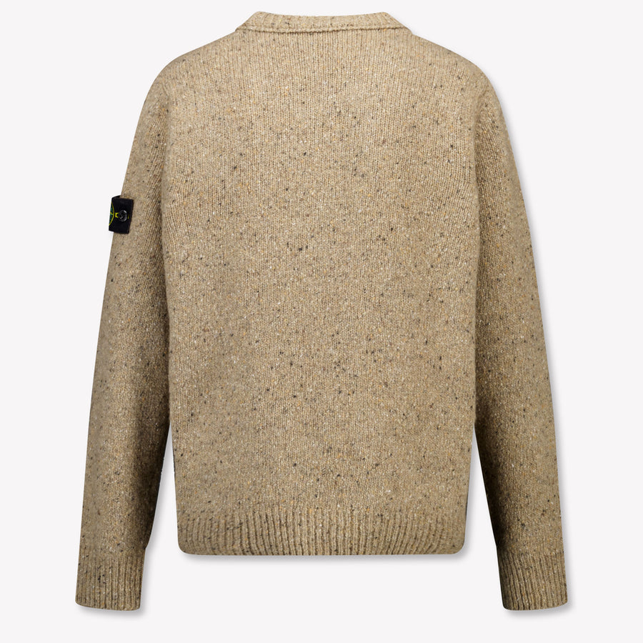 Stone Island niños Chicos suéter en Marrón Claro