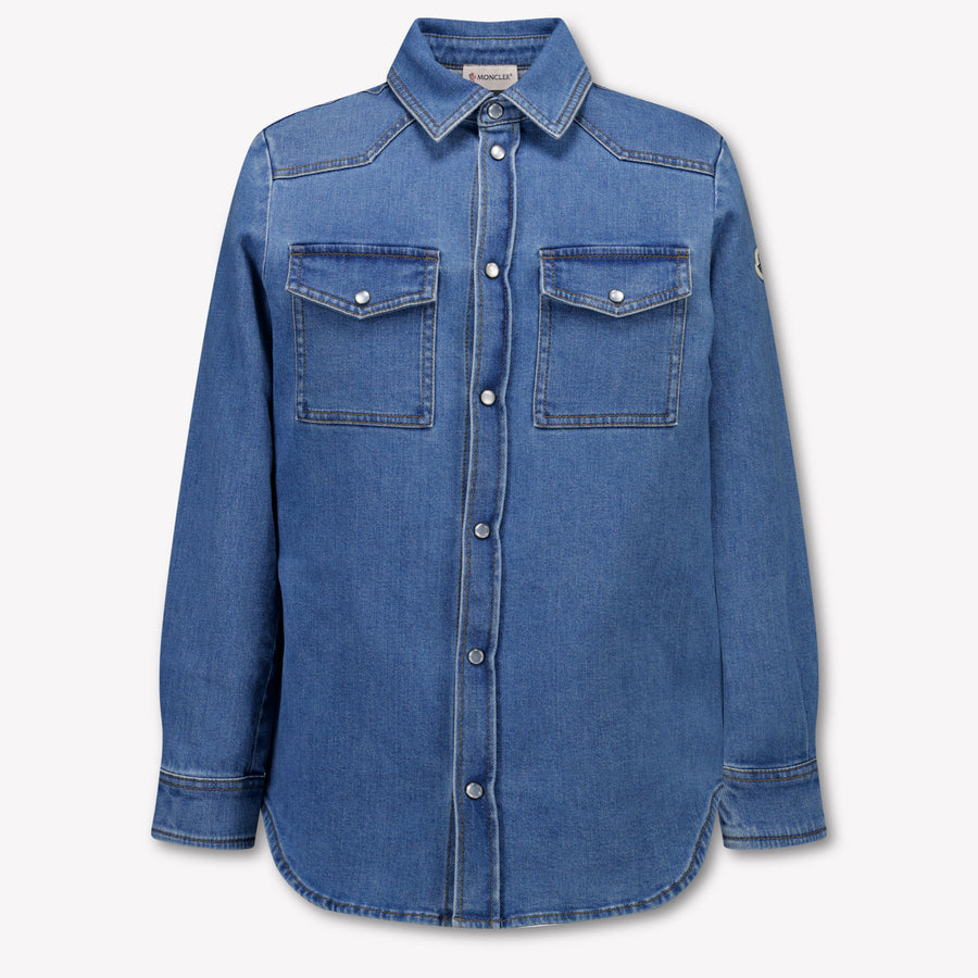 Moncler Bambini Ragazzi Camicetta dentro Blu
