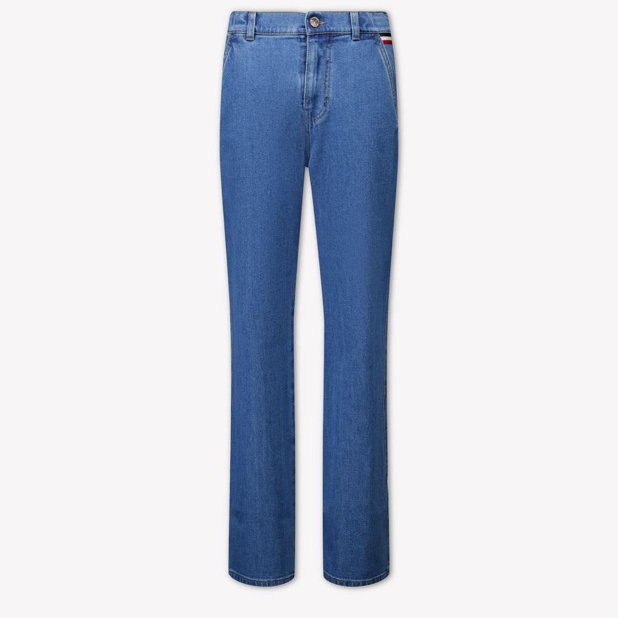 Moncler Bambini Ragazzi Jeans Dentro Blu