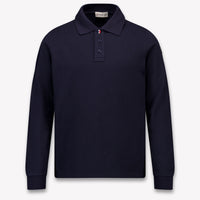 Moncler niños Chicos polo en Navy
