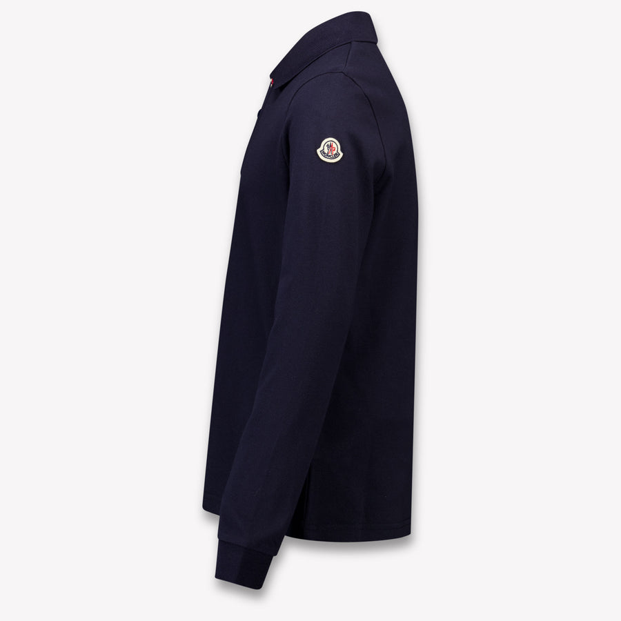 Moncler niños Chicos polo en Navy