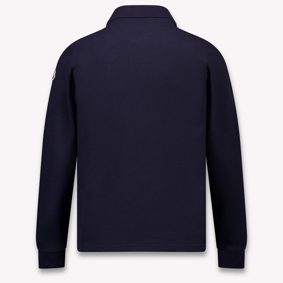 Moncler niños Chicos polo en Navy