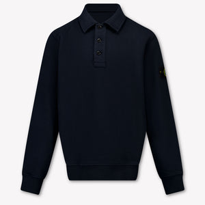 Stone Island Kinder Jungen Pullover rein Marineblau