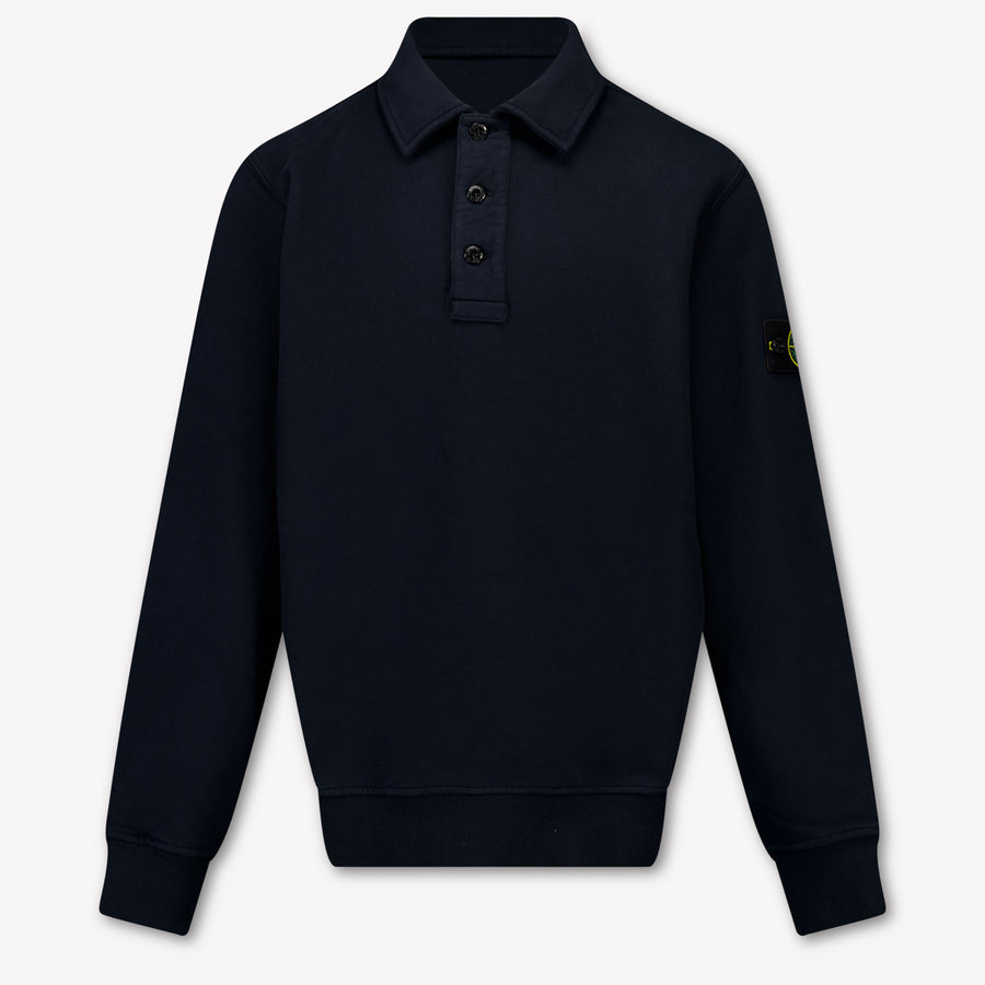 Stone Island Kinder Jungen Pullover rein Marineblau