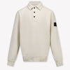 Stone Island Kids Boys Sweater In OffWhite