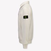 Stone Island Kids Boys Sweater In OffWhite