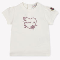 Moncler bebe Chicas Camiseta adentro Blanco