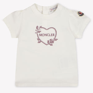 Moncler bebe Chicas Camiseta adentro Blanco