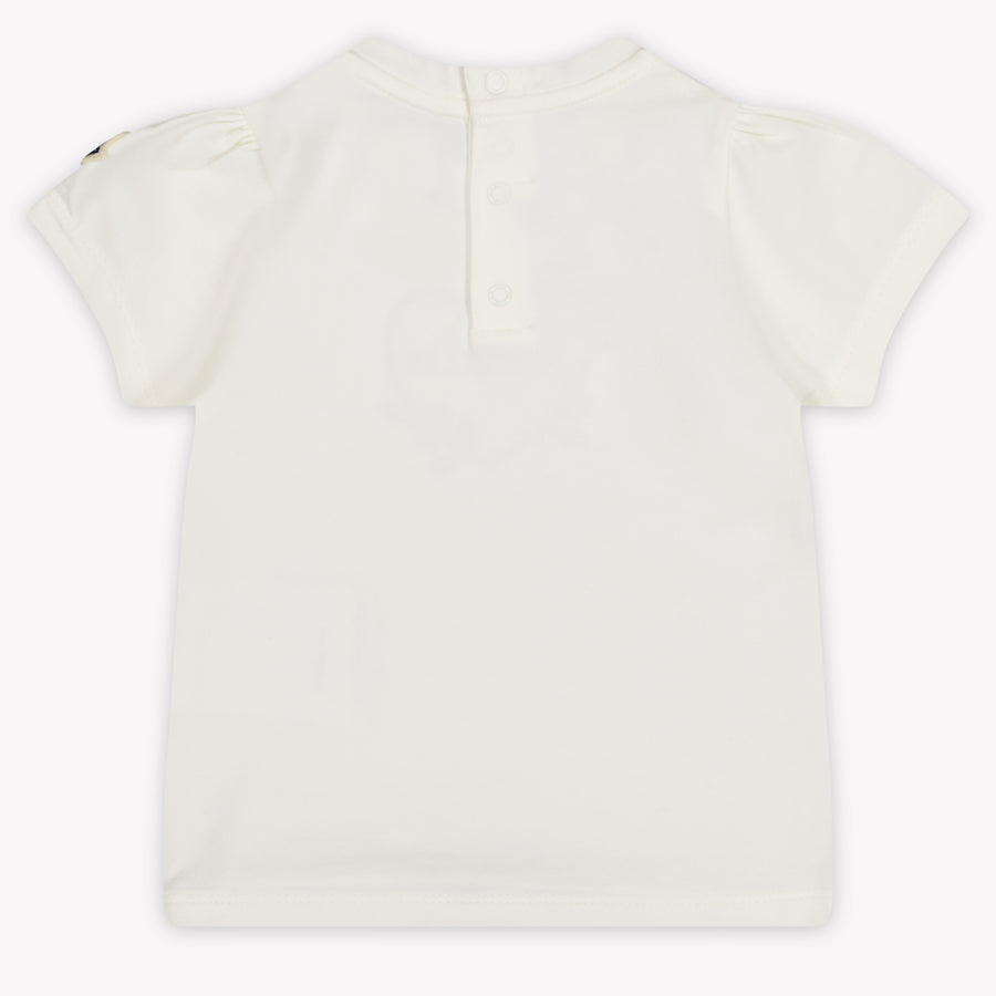 Moncler bebe Chicas Camiseta adentro Blanco