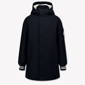 Moncler Siempre más amable Chicos Abrigos de invierno en Navy