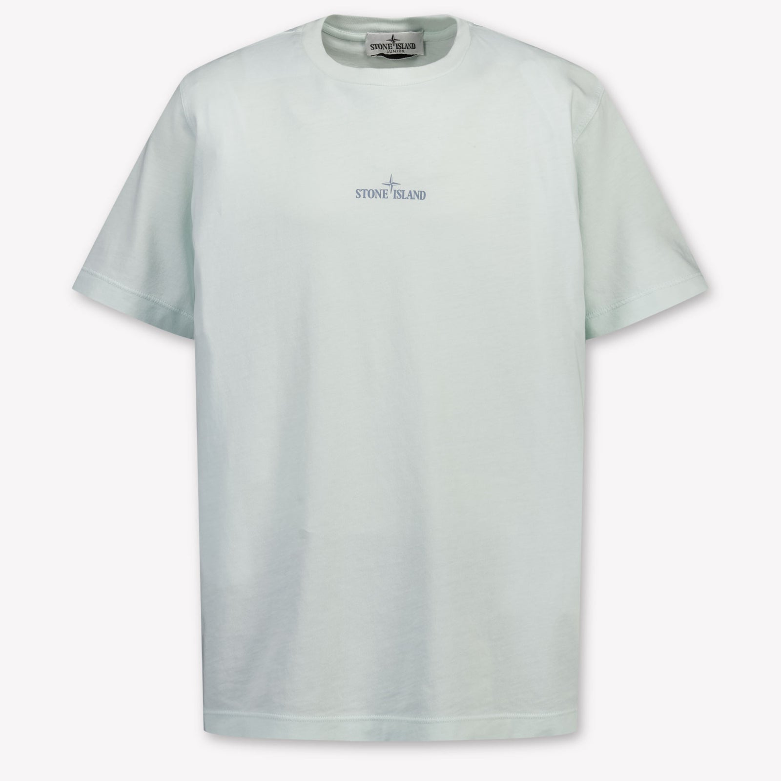 Stone Island Kinder Jongens T-Shirt In Blauw