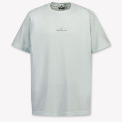 Stone Island Kinder Jungen T-Shirt In Blau
