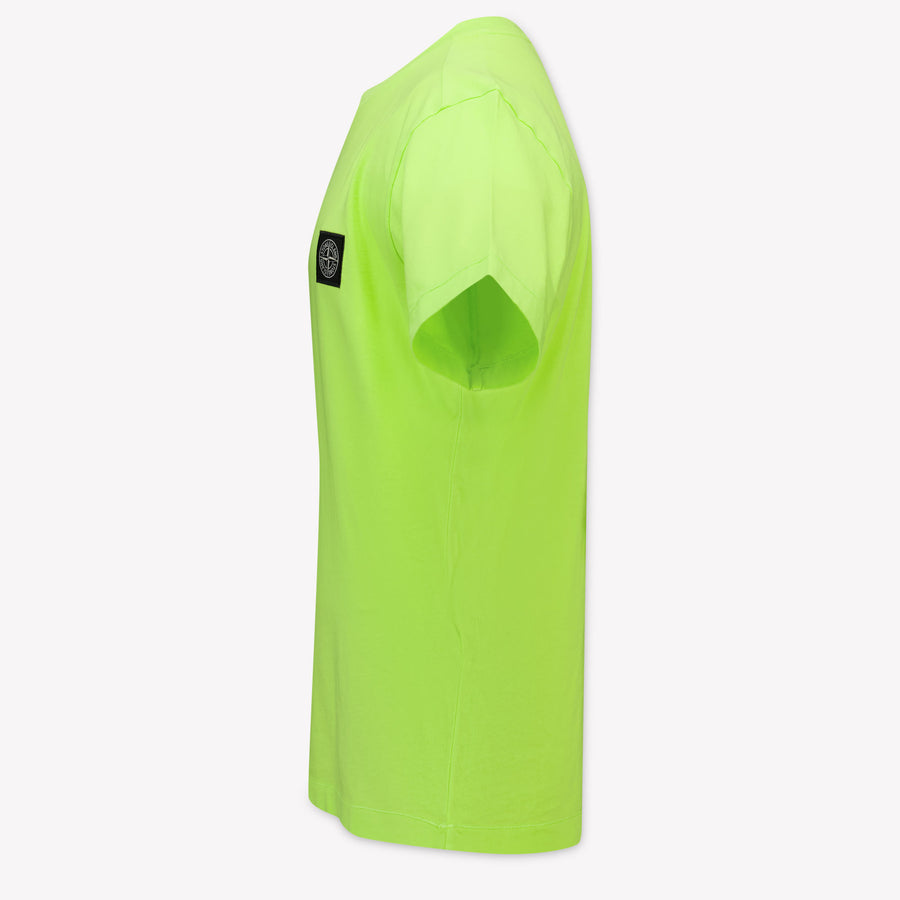 Stone Island Enfants Garçons T-shirt en chaux
