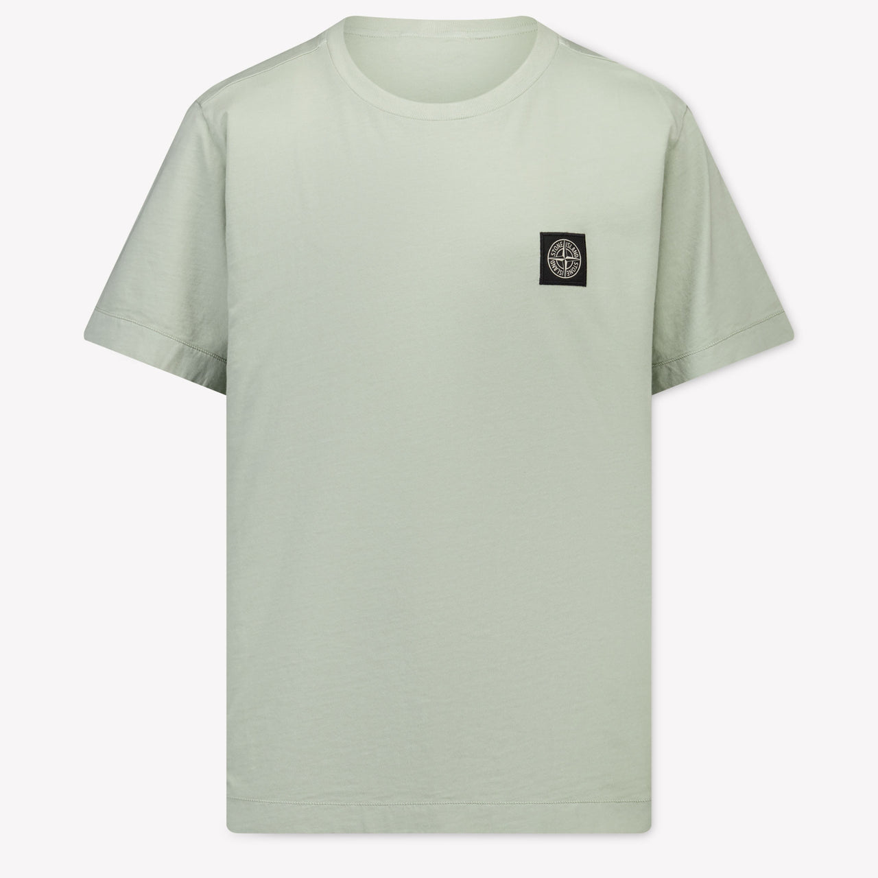 Stone Island Kinder Jungen T-Shirt In Hellgrau