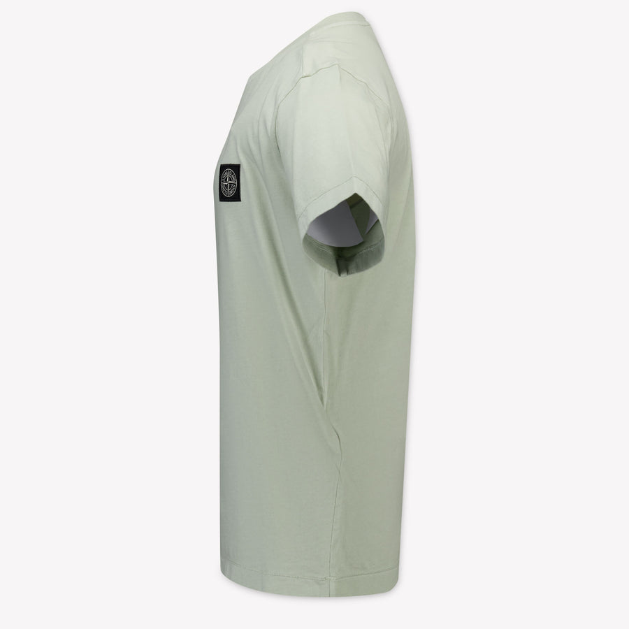 Stone Island Kinder Jungen T-Shirt In Hellgrau