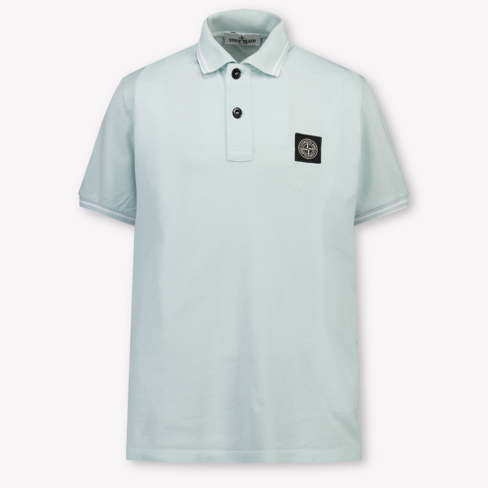 Stone Island Kids Boys Polo In Light Blue