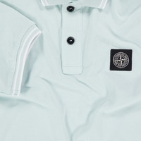 Stone Island Bambini Ragazzi Polo In Azzurro