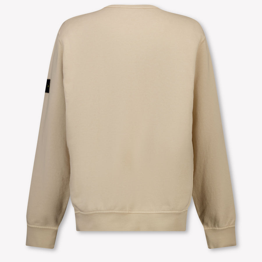 Stone Island Kinder Jungen Pullover rein Beige