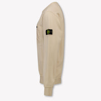 Stone Island Kinder Jungen Pullover rein Beige