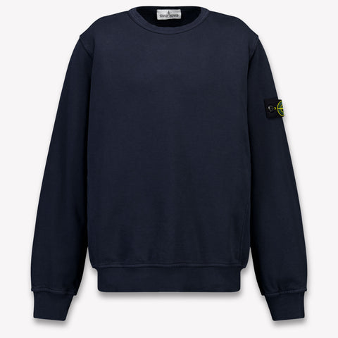 Stone Island niños Chicos suéter en Navy