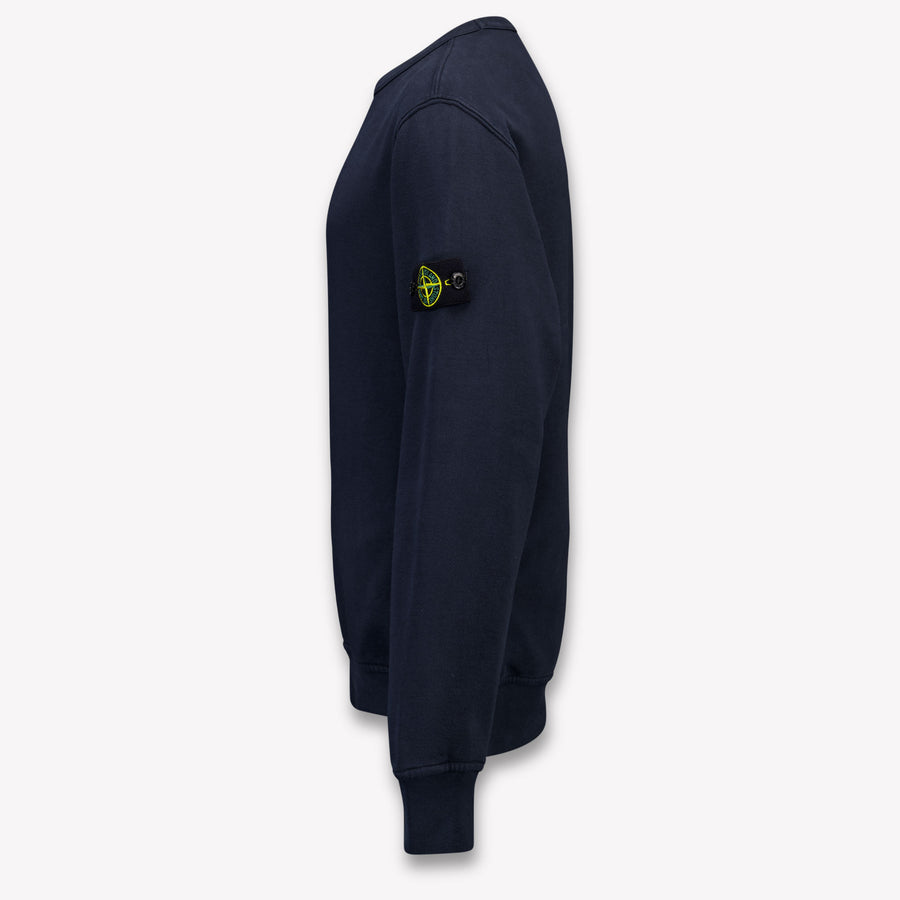 Stone Island Enfants Garçons Pull en Navy