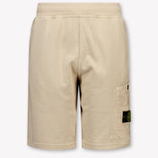 Stone Island Kinder Jungen Shorts rein Beige
