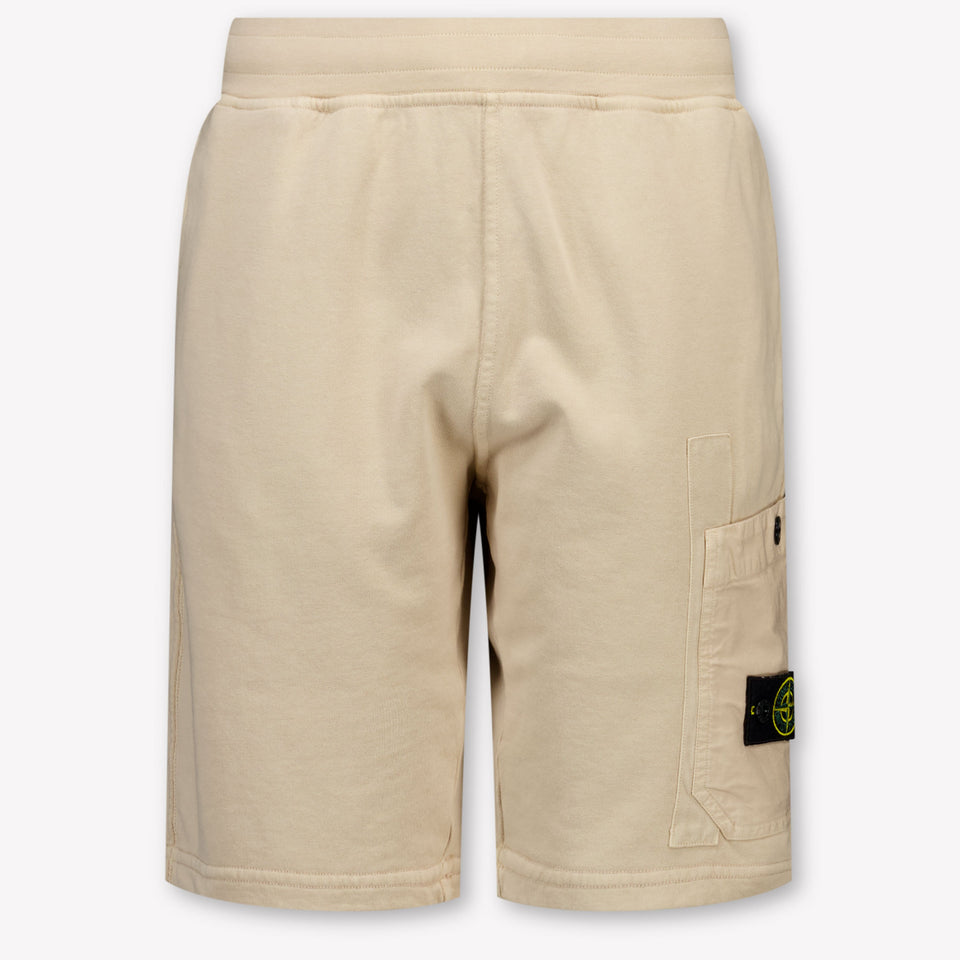 Stone Island Kinder Jungen Shorts rein Beige
