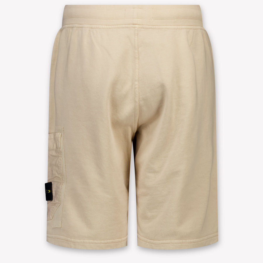 Stone Island Kids Boys Shorts In Beige