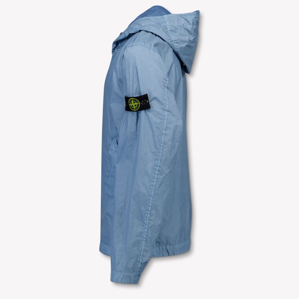 Stone Island Kids Boys Summer jacket In Light Blue