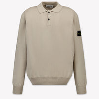 Stone Island Kinder Jungen Pullover rein Hellgrau