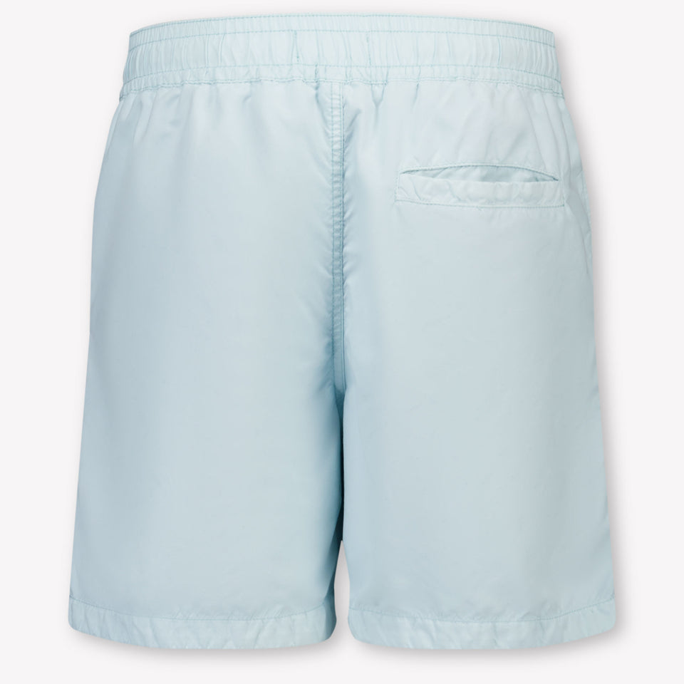 Stone Island Kids Boys Swimwear In Light Blue