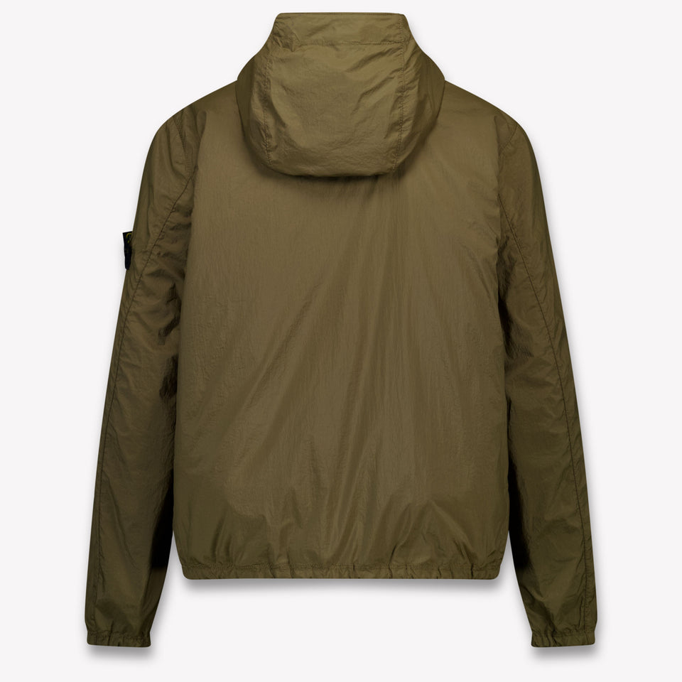 Stone Island Kids Boys Summer jacket In Army