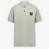 Stone Island Kinder Jungen Polo In Hellgrau