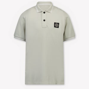 Stone Island Kinder Jungen Polo In Hellgrau