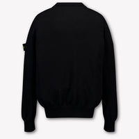 Stone Island Kids Boys Sweater In Black