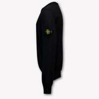 Stone Island Kids Boys Sweater In Black