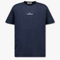 Stone Island Enfants Garçons T-shirt dans Navy
