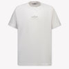 Stone Island Kinder Jongens T-Shirt In Wit