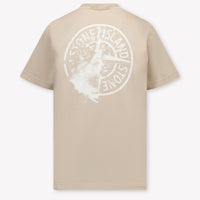 Stone Island Enfants Garçons T-shirt dans Sable