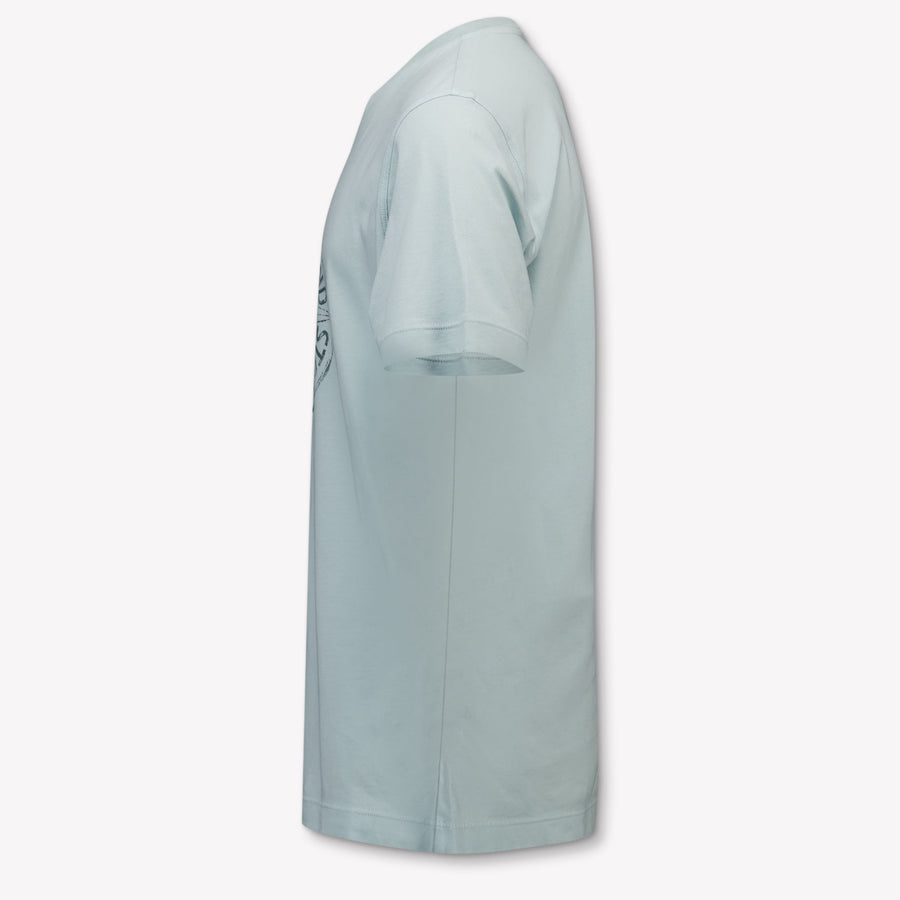 Stone Island Kinder Jungen T-Shirt In Hellblau