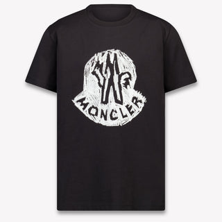 Moncler Kids Boys T-Shirt In Black