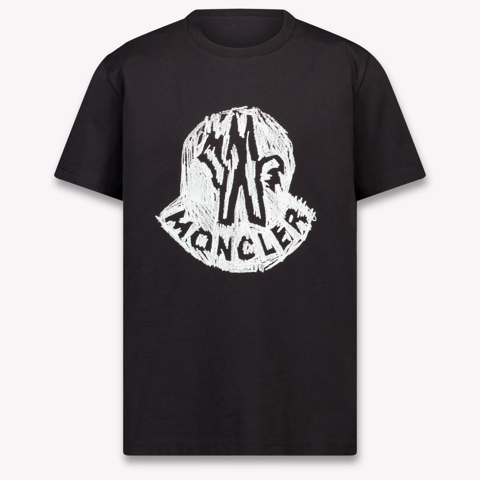Moncler Kids Boys T-Shirt In Black