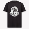 Moncler Kinder Jungen T-Shirt In Schwarz