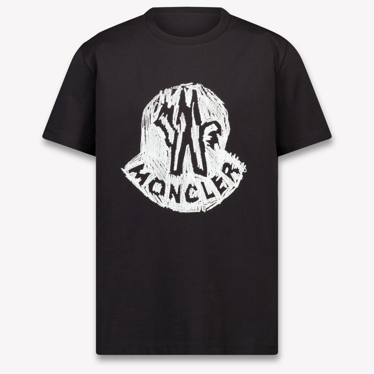 Moncler Kinder Jungen T-Shirt In Schwarz