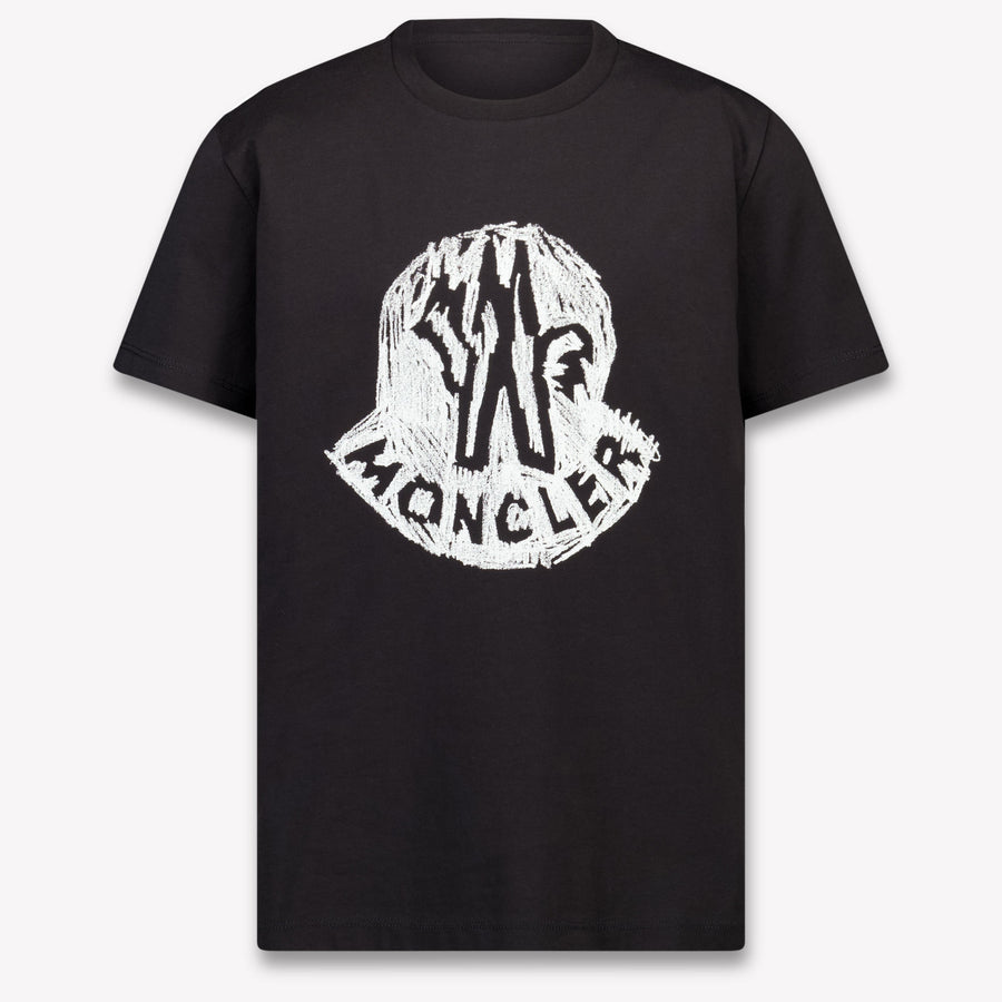 Moncler Kinder Jungen T-Shirt In Schwarz