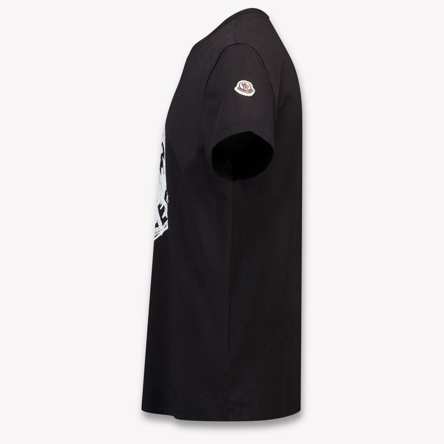 Moncler Kinder Jungen T-Shirt In Schwarz