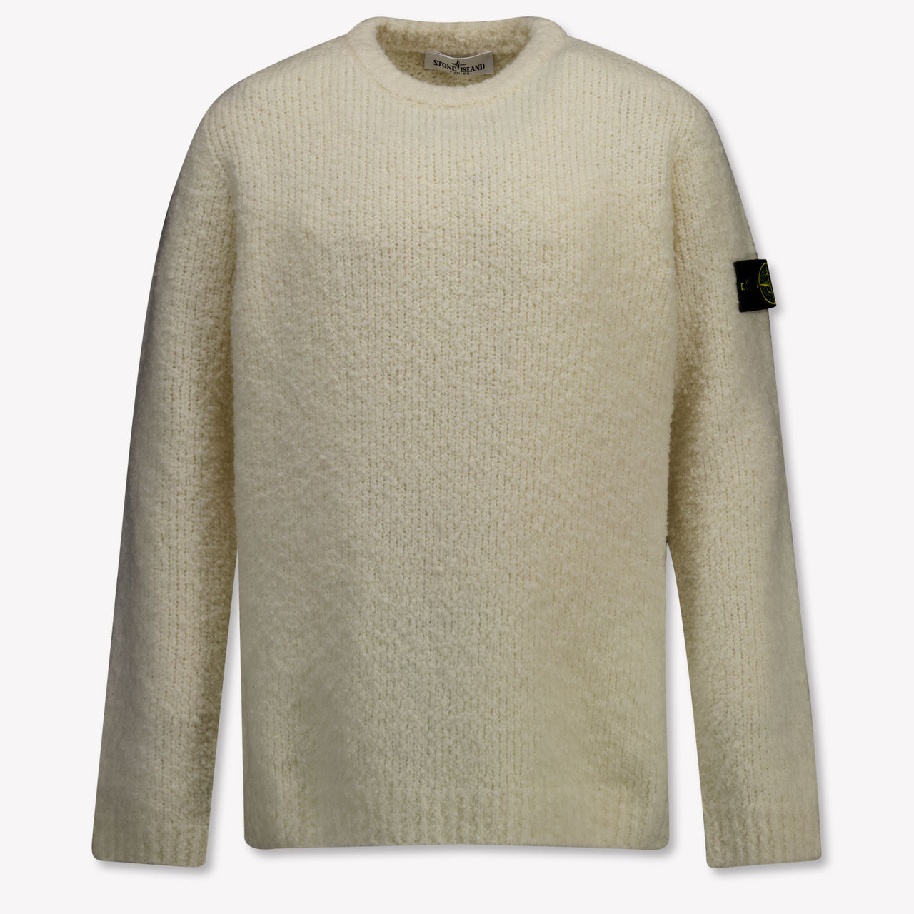 Stone Island niños Chicos suéter en Blanco Roto