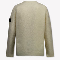 Stone Island niños Chicos suéter en Blanco Roto