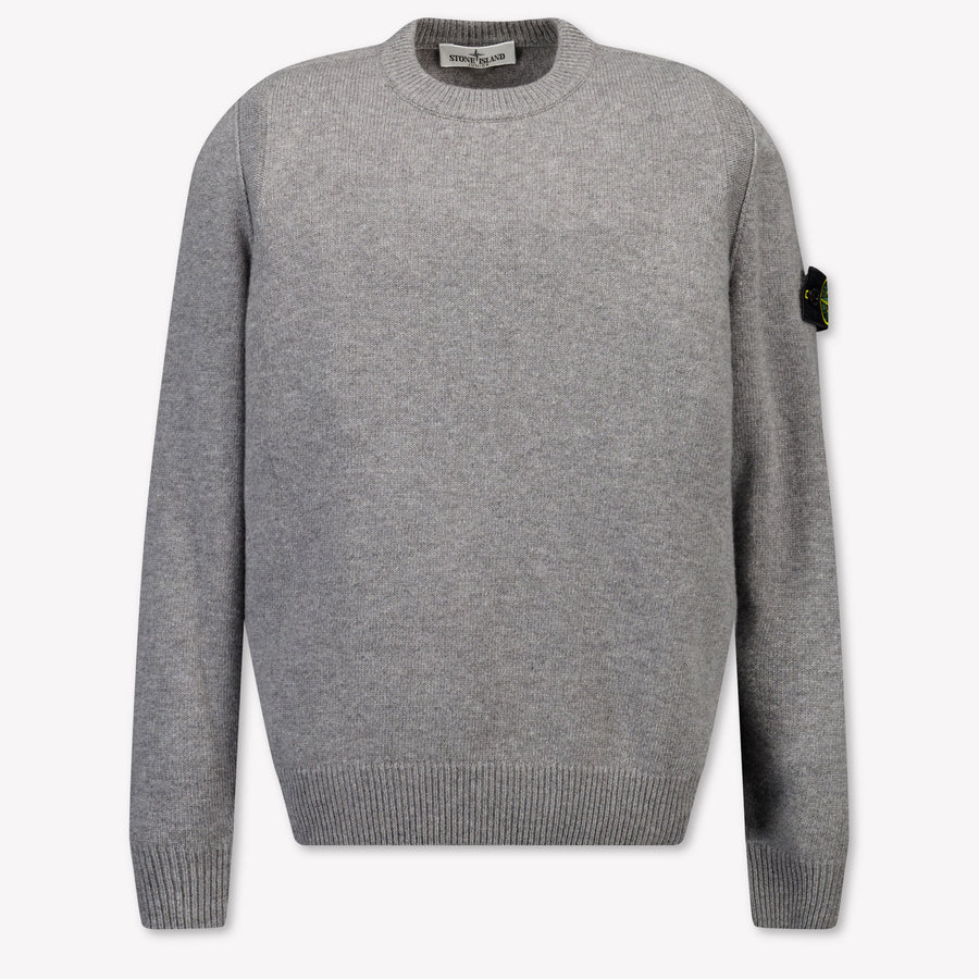 Stone Island Enfants Garçons Pull en Anthracite
